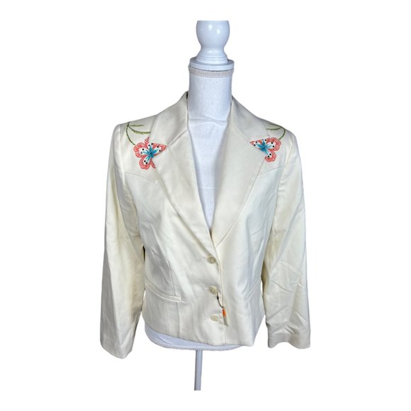 Sage‎ West Western Embroidered Blazer - Picture 2 of 11